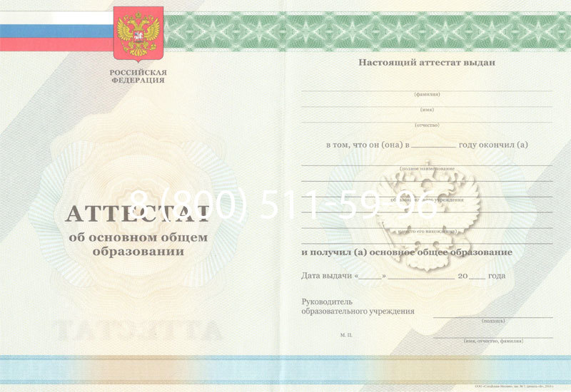 Купить Аттестат за 9 класс 2011-2013 годов в Пскове Купить Аттестат за 9 класс 2011-2013 годов в Пскове